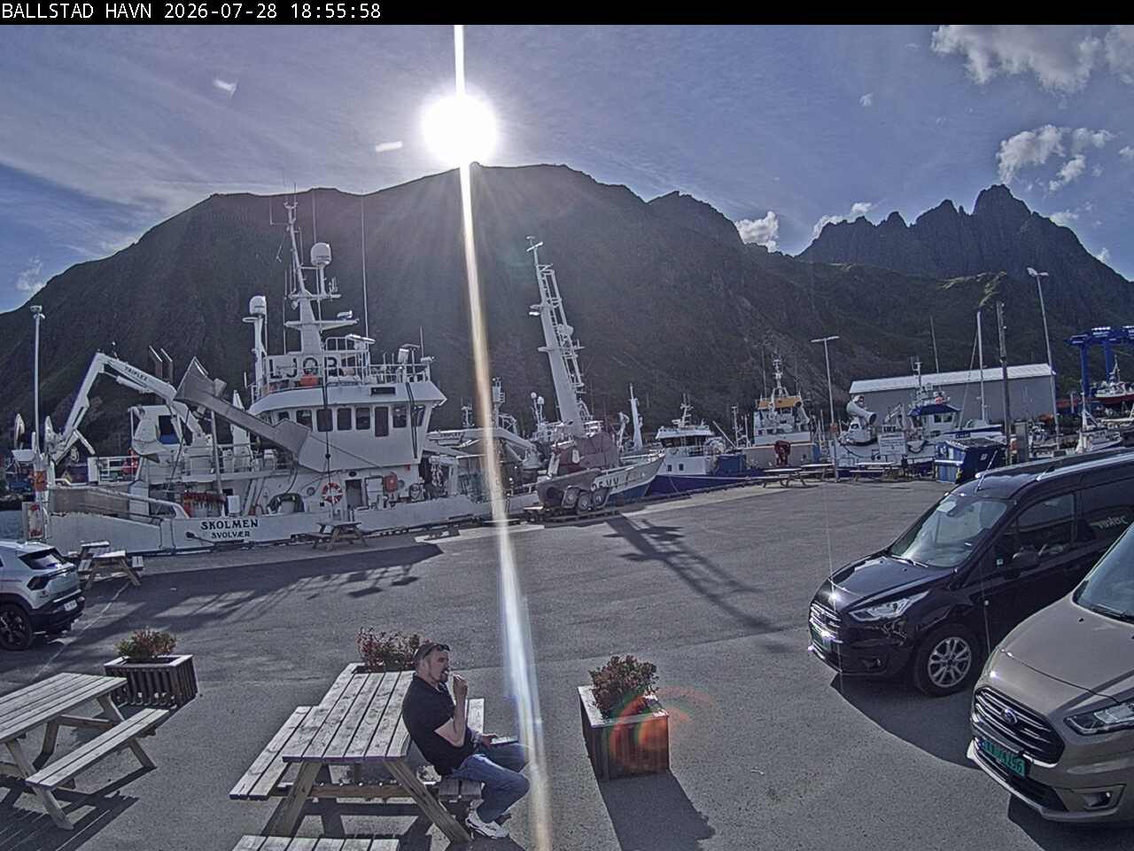 Webcam Ballstad, Vestvågøy, Nordland, Norwegen