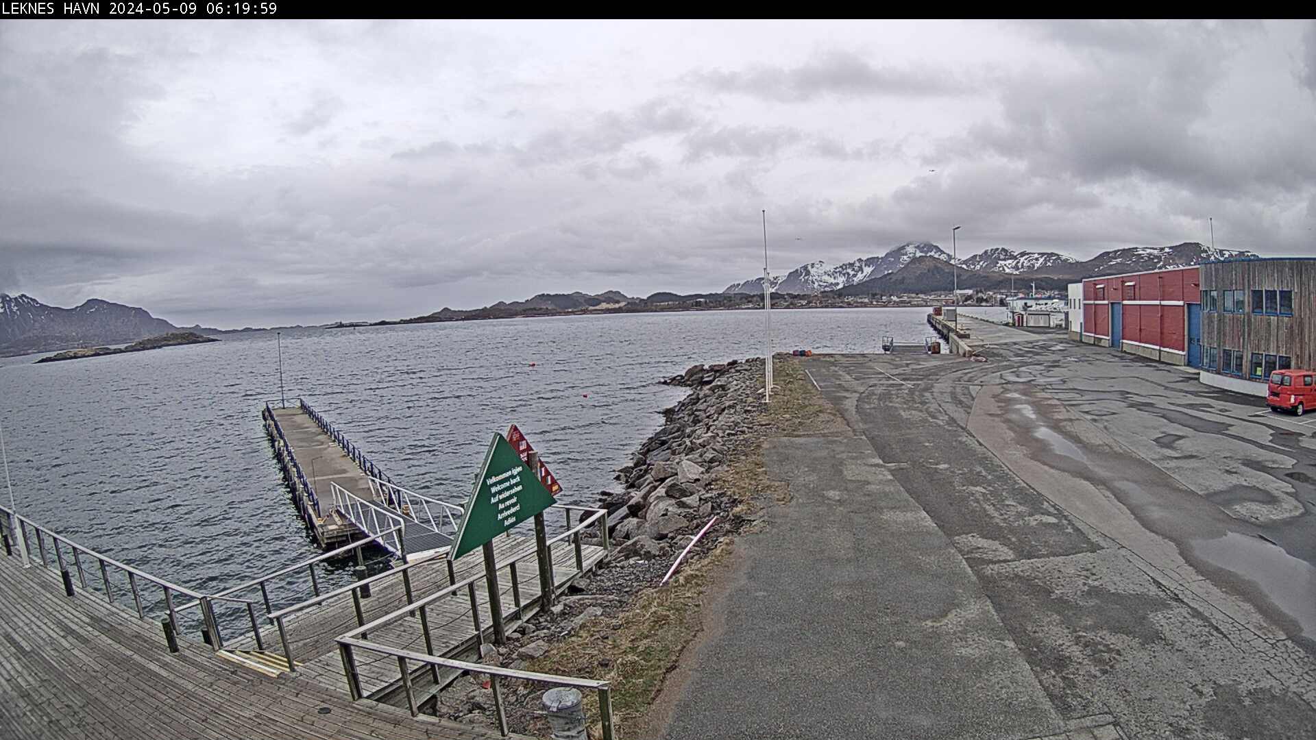 Web camera in Leknes, Lofoten, Norway