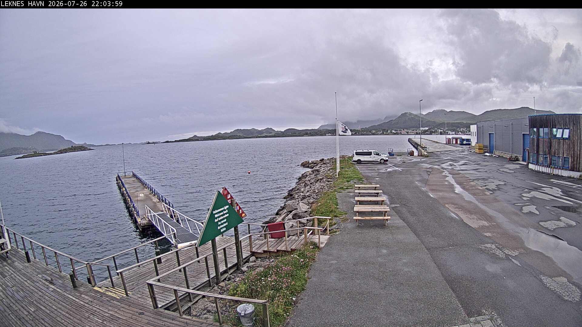 Webcam Leknes, Vestvågøy, Nordland, Norwegen