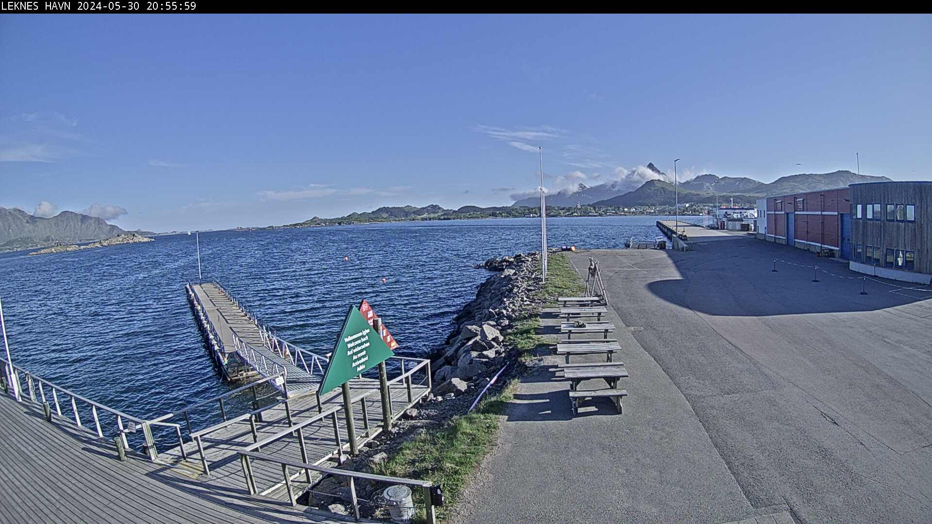 Webcam Leknes, Vestvågøy, Nordland, Norwegen